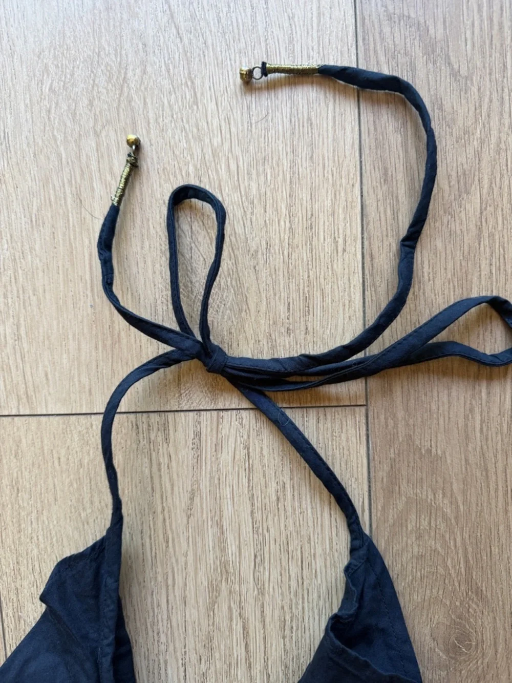 Free People endless summer Black Backless Ruffle Halter Maxi Dress - Picture 6 of 14
